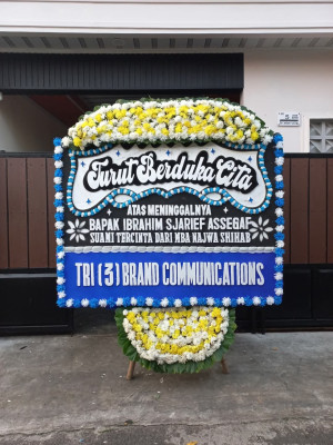 Papan Bunga Duka di Pontianak Timur